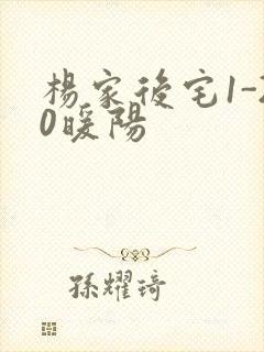 杨家后宅1-20暖阳