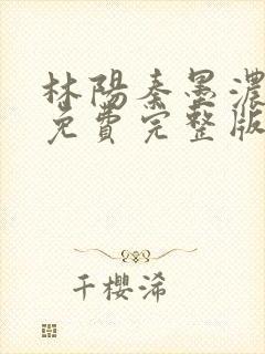 林阳秦墨浓小说免费完整版简介
