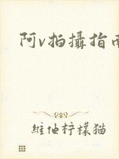 阿v拍摄指南