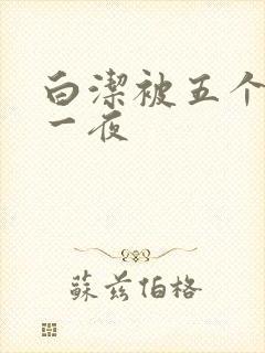白洁被五个人玩一夜