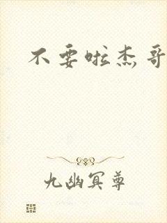 不要啦杰哥封面