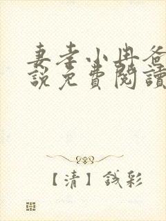 妻孝小冉爸爸小说免费阅读