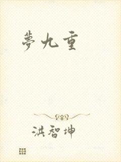 梦九重封面