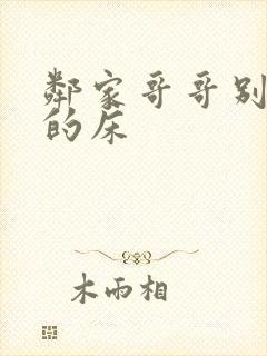 邻家哥哥别上我的床