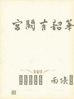 宫阙有韶华