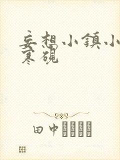 妄想小镇小说墨寒砚封面