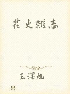 花火杂志封面