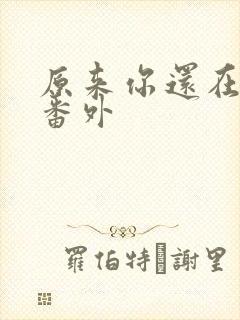 原来你还在这里番外