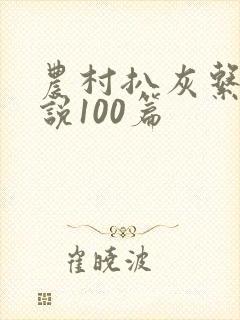 农村扒灰系列小说100篇封面