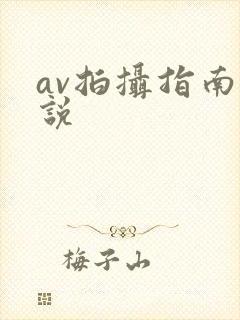 av拍摄指南小说
