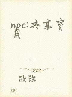 npc:共享宝贝