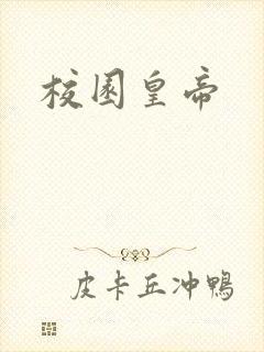 校园皇帝封面