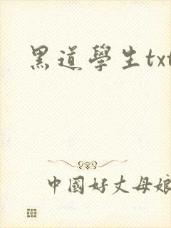 黑道学生txt封面