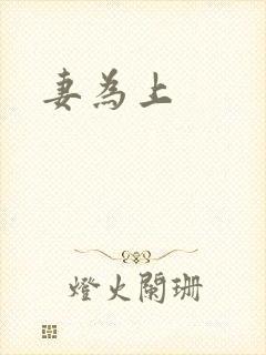 妻为上封面