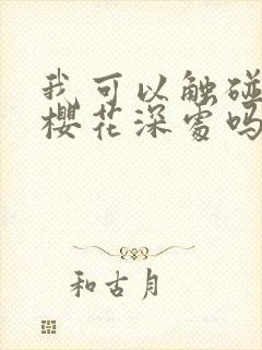 我可以触碰你的樱花深处吗封面
