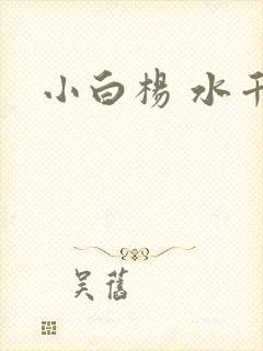 小白杨 水千丞