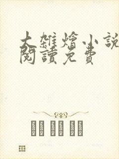 大杂烩小说全集阅读免费封面