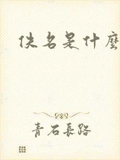 佚名是什么意思封面