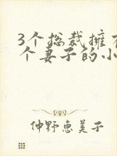 3个总裁拥有一个妻子的小说封面