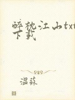 醉枕江山txt下载