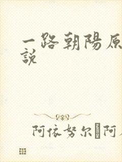 一路朝阳原著小说
