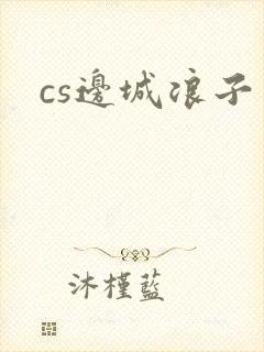 cs边城浪子
