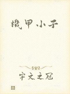 机甲小子封面