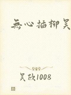 无心插柳吴悠封面