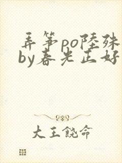 弄筝po陆殊词by春光正好