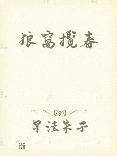狼窝揽春封面