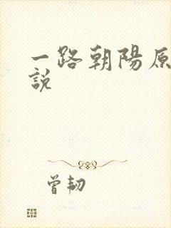 一路朝阳原著小说