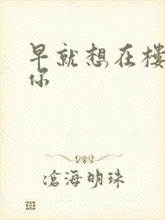 早就想在楼梯要你