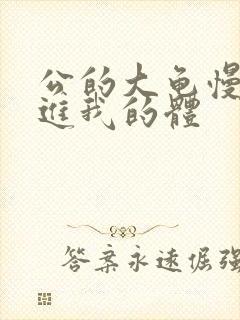 公的大龟慢慢挺进我的体