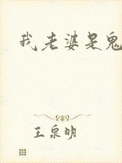我老婆是鬼王封面