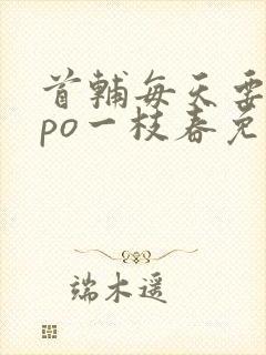 首辅每天要不够po一枝春免费阅读