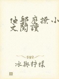 他那么撩小说全文阅读封面