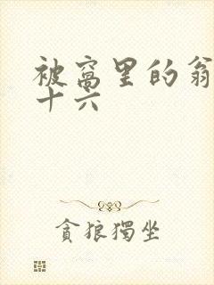 被窝里的翁憩二十六封面