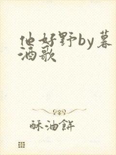 他好野by暮色酒歌