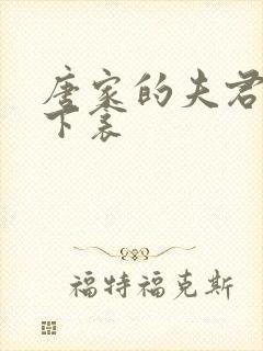 唐家的夫君们帘下衾封面