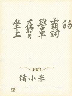 坐在学霸的棍子上背单词封面