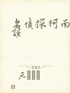 名侦探柯南h小说