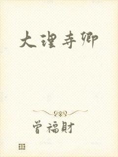 大理寺卿