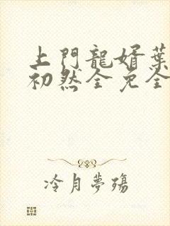 上门龙婿叶辰萧初然全免全集