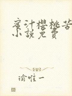 蜜汁樱桃苦咖啡小说免费