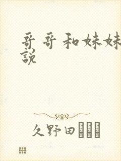 哥哥和妹妹的小说