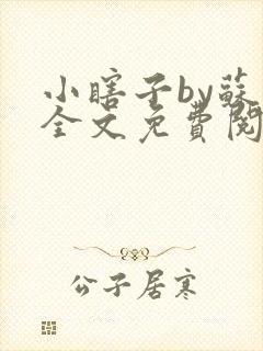 小瞎子by苏软全文免费阅读