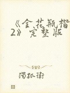 《金花瓶楷梅花2》完整版