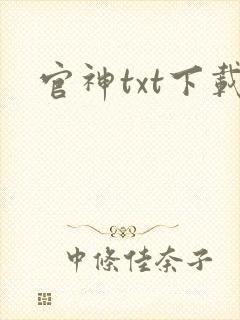 官神txt下载