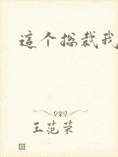 这个总裁我要了