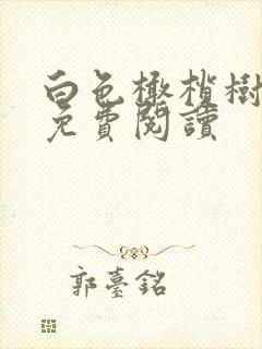 白色橄榄树全文免费阅读